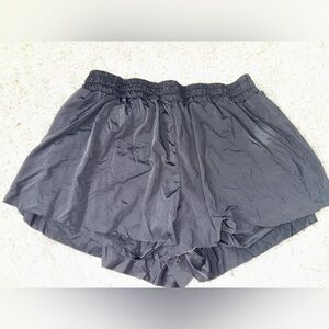 Black athletic shorts